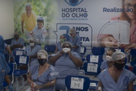 The Oxford AstraZeneca vaccine in Rio de Janeiro Brazil