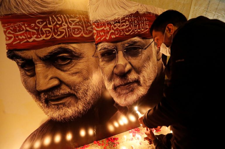 Anniversary of the killing of military commanders Soleimani and al-Muhandis in Baghdad