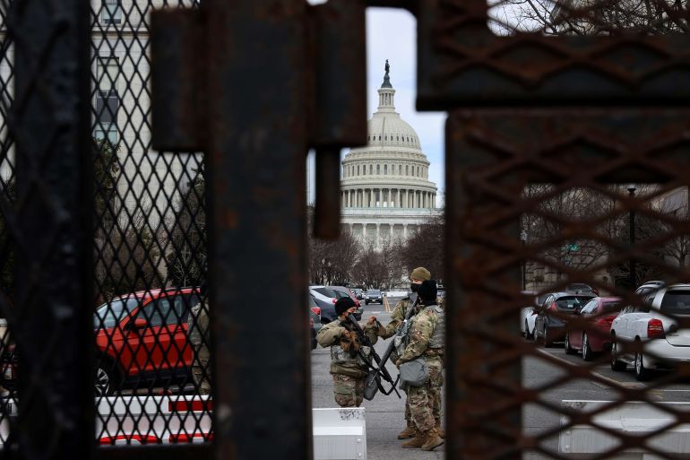 Increased Security Remains Around Capitol Hill In Washington, DC