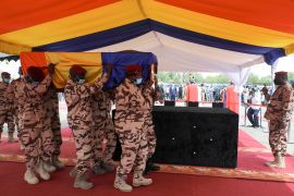 Funeral of late Chad's President Deby in N'Djamena