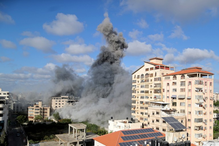 Flare-up of Israeli-Palestinian violence, in Gaza City