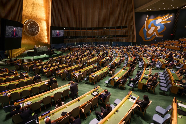 U.N General Assembly plenary meeting in NYC
