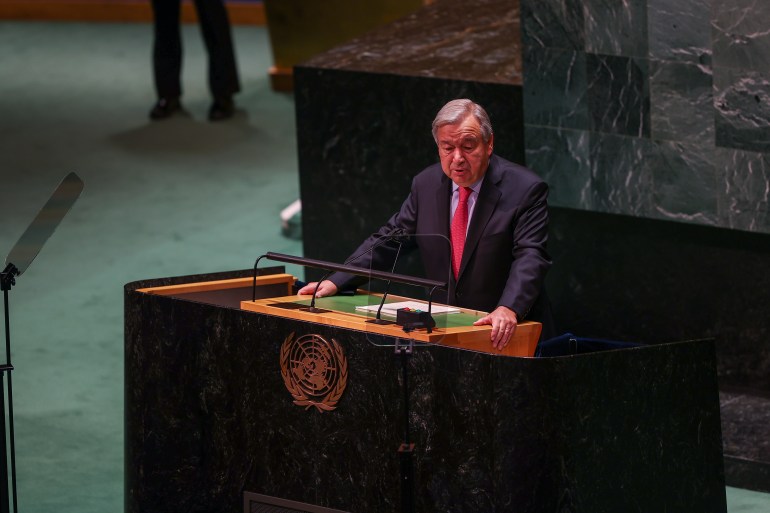 76th session of the UN General Assembly in New York