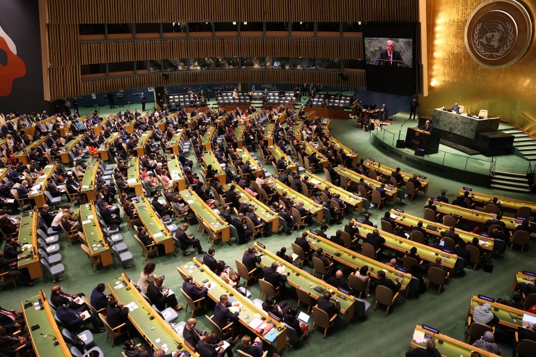 76th session of the UN General Assembly in New York