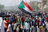 苏丹出现的部分示威活动 (路透社)