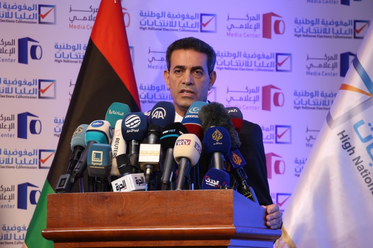 Chairman of Libya’s High National Election Commission Emad al-Sayeh​​​​​​​