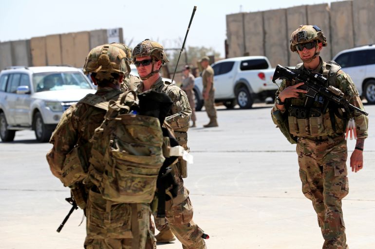 U.S.-led troops withdraw from Iraq's Taji base