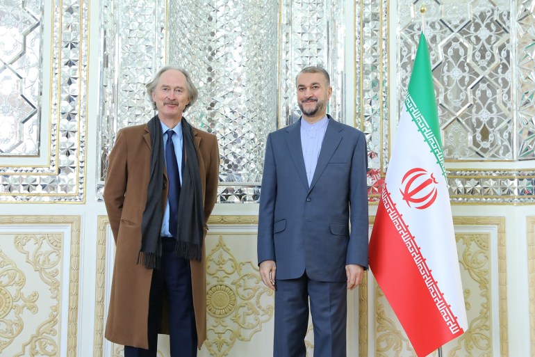 UN Secretary-General’s Special Envoy for Syria Geir O. Pedersen in Iran