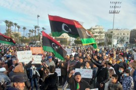 Protest in Tripoli against newly elected Libyan Prime Minister