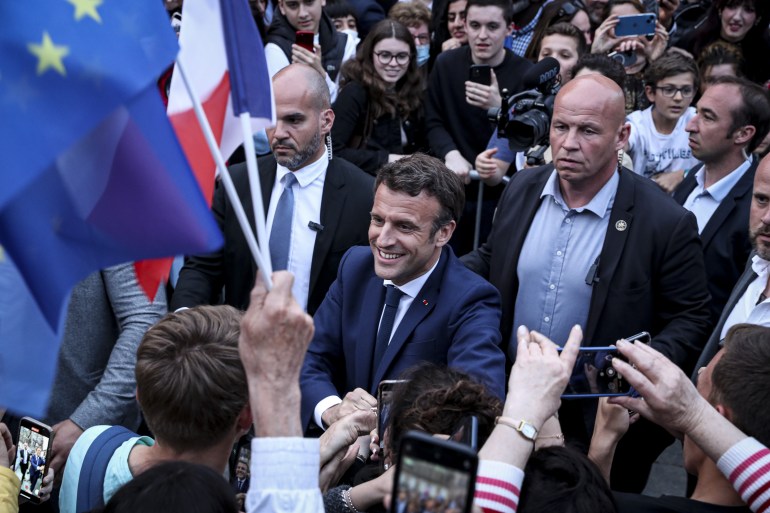 Macron's campaign in the Grand-Est region