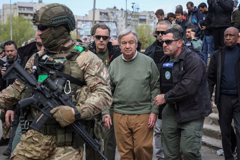 UN Secretary-General Antonio Guterres visits Ukraine