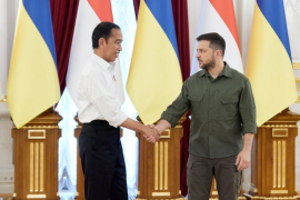 印度尼西亚总统维多多最近前往俄罗斯和乌克兰，作为旨在结束两国间战争“和平使命”的一部分 (路透)