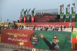 Anti-government protest from former Prime Minister Khan in Pakistan