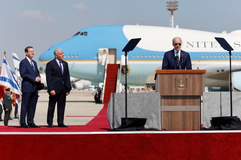 U.S. President Biden visits Israel