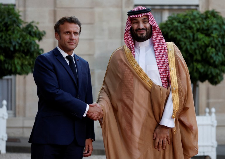 France's Macron meets Saudi Crown Prince Mohammed bin Salman in Paris