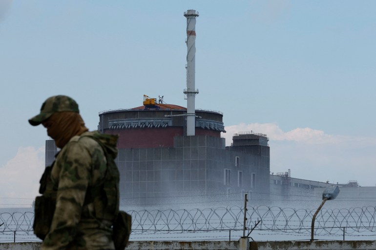 Zaporizhzhia Nuclear Power Plant near Enerhodar