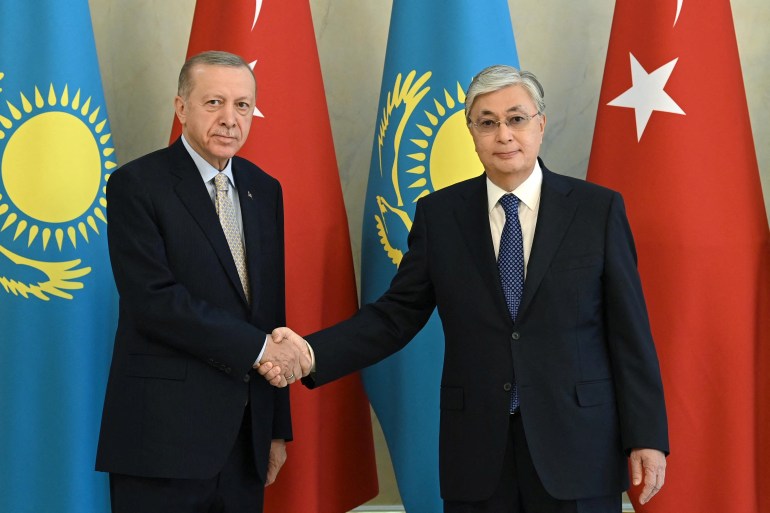 Turkey's President Tayyip Erdogan visits Kazakhstan