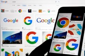 谷歌拥有高达90%的搜索引擎市场份额，美国政府认为，这一优势使其能够压制竞争 (美联社)